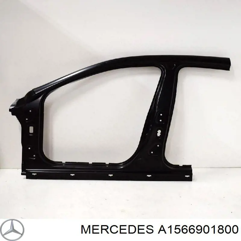 Moldura de techo derecha Mercedes A1566901800 precio, desde 81,31 EUR