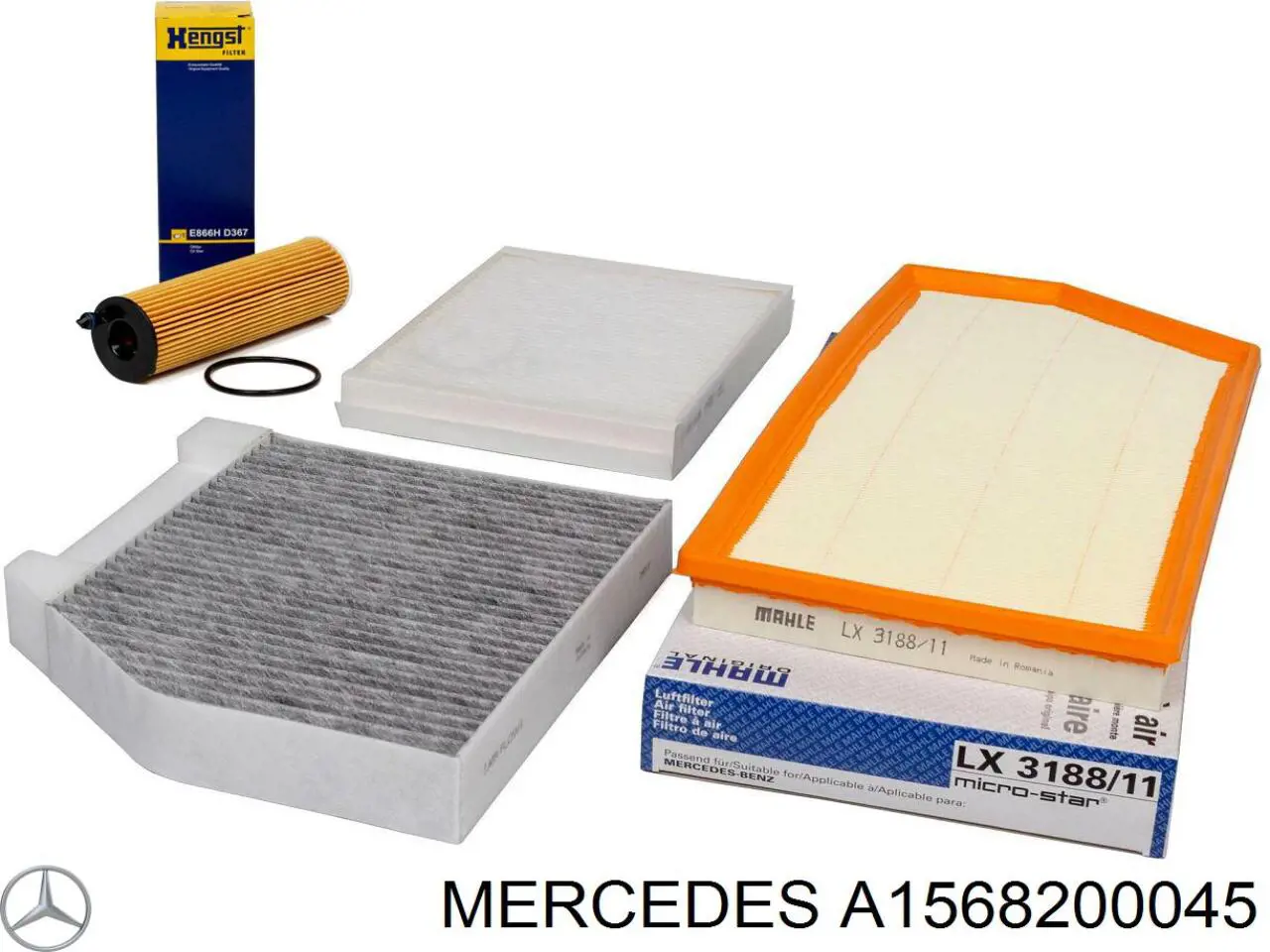 A1568200045 Mercedes Limpiaparabrisas trasero