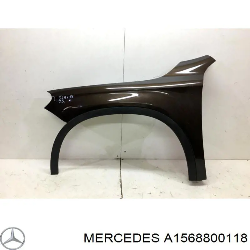 A1568800118 Mercedes guardabarros delantero izquierdo