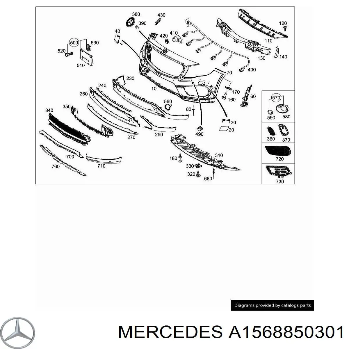 A1568850301 Mercedes 