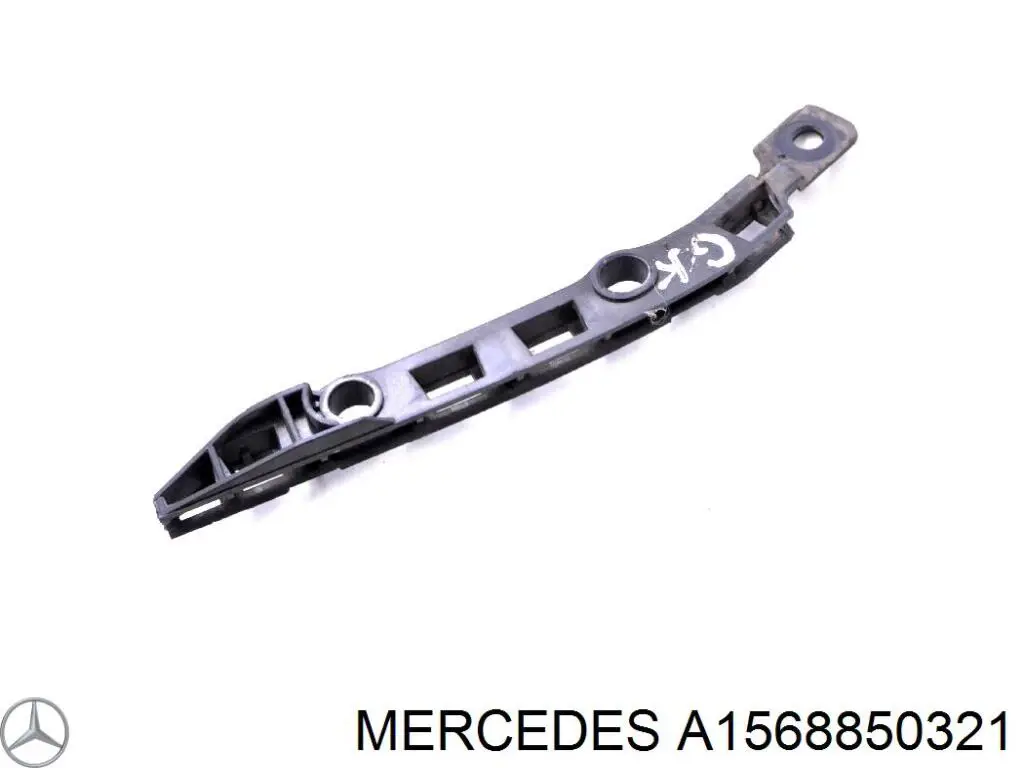 A1568850321 Mercedes Soporte de paragolpes trasero izquierdo