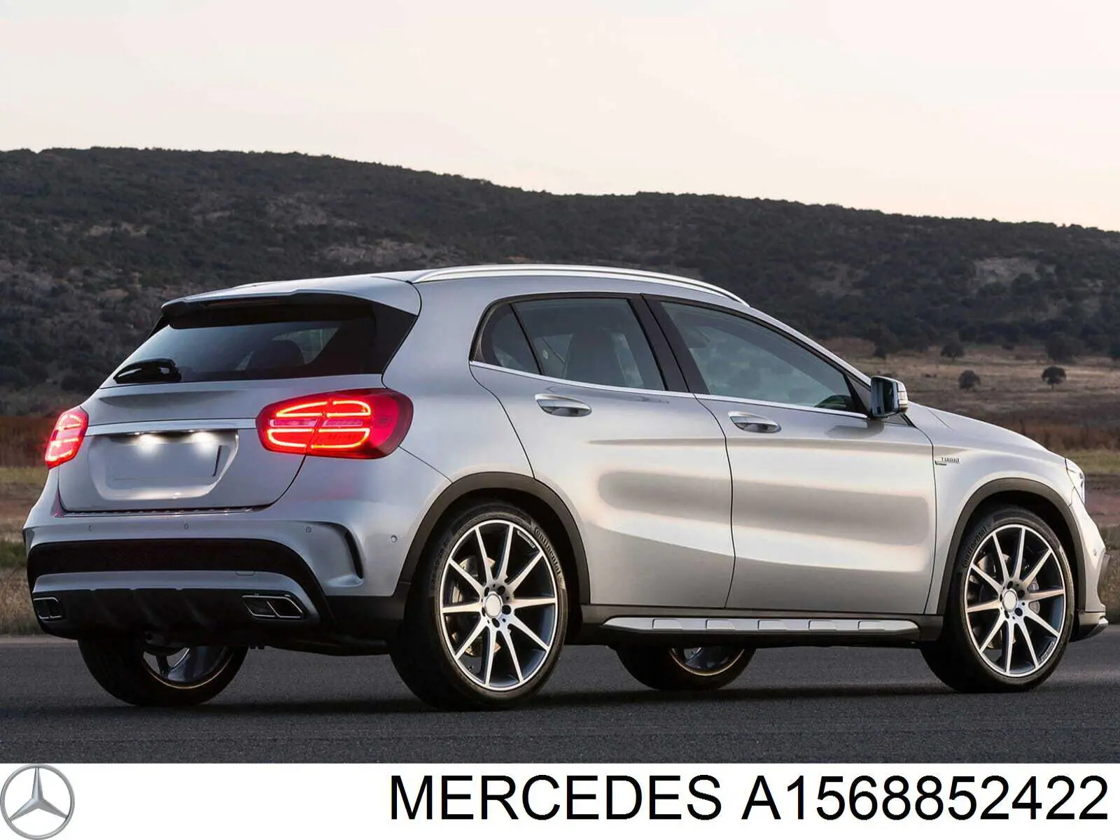 A1568852422 Mercedes ensanchamiento, guardabarros delantero derecho