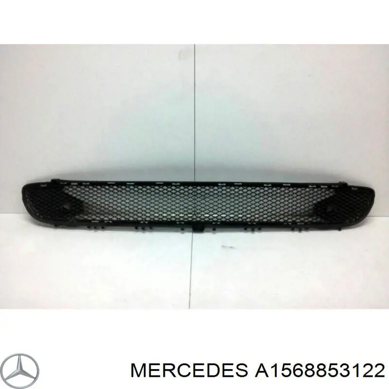 A1568853122 Mercedes rejilla de ventilación, parachoques trasero, central