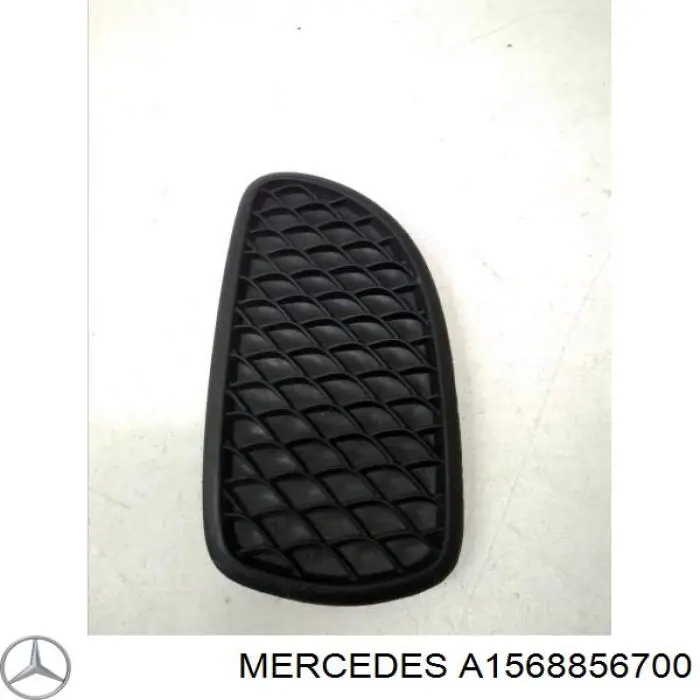 A1568856700 Mercedes rejilla de antinieblas delantera izquierda