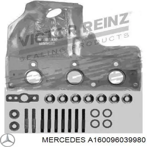 A160096039980 Mercedes turbocompresor