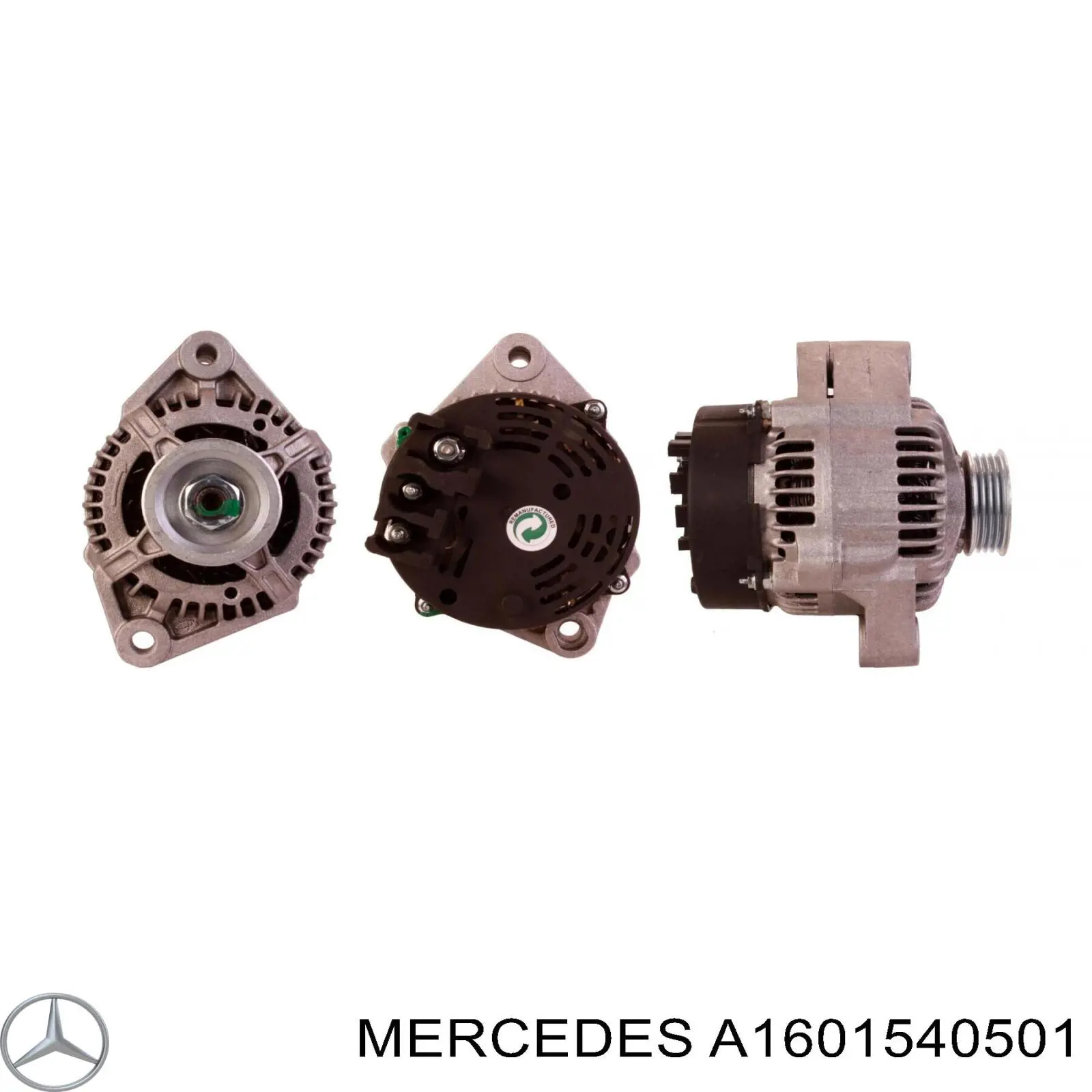 Alternador del motor Mercedes A1601540501 precio, desde 88,57 EUR