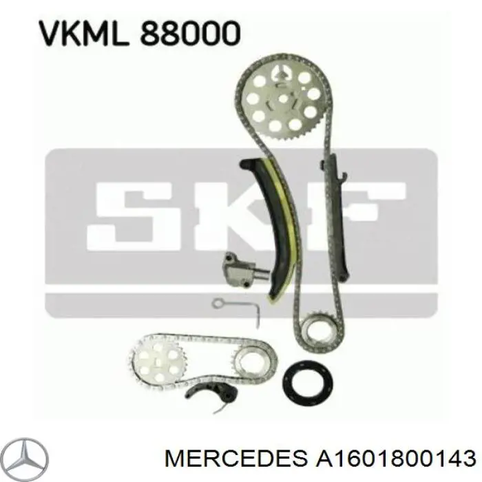 A1601800143 Mercedes boquilla de aceite