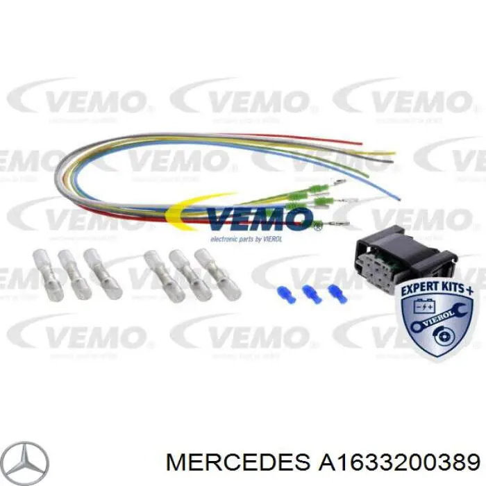 A1633200389 Mercedes sensor, nivel de suspensión neumática, trasero