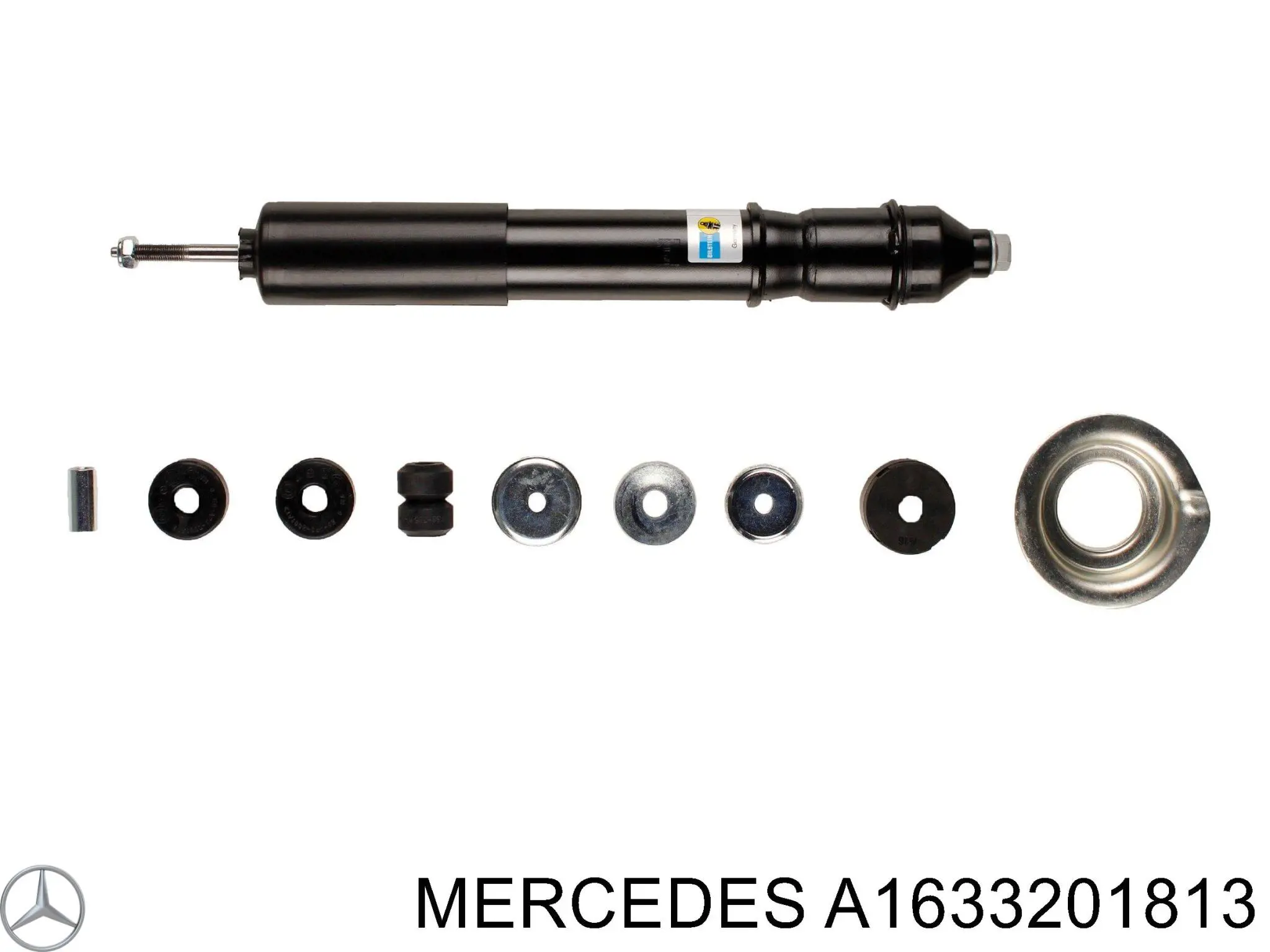 A1633201813 Mercedes amortiguador trasero