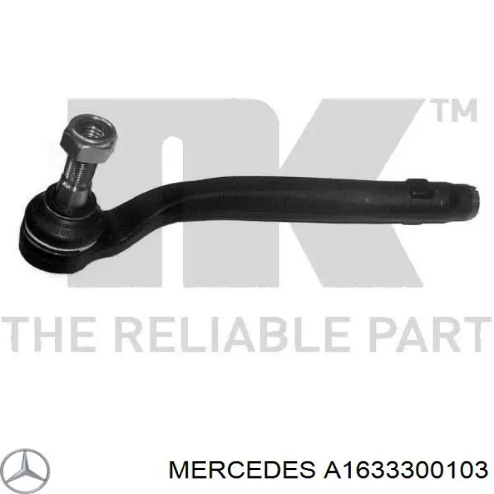 A1633300103 Mercedes rótula barra de acoplamiento exterior