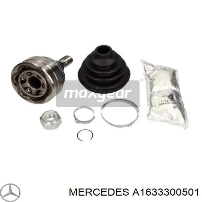 Árbol de transmisión delantero derecho para Mercedes ML/GLE (W163)