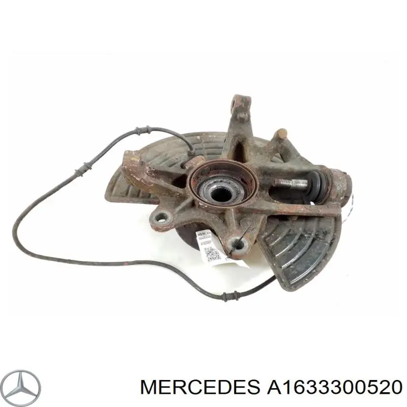 Muñón del eje, soporte de rueda, delantero derecho para Mercedes ML/GLE (W163)