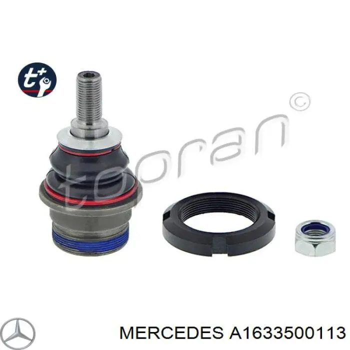 Rótula inferior de suspensión trasera Mercedes A1633500113 precio, desde 42,82 EUR