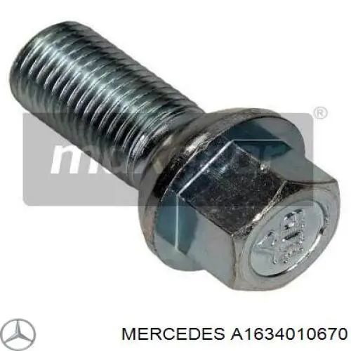 Tornillos para ruedas Mercedes A1634010670 precio, desde 2,04 EUR