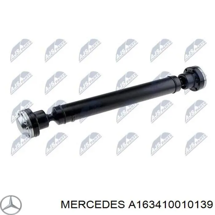 163410010139 Mercedes árbol cardán, eje delantero