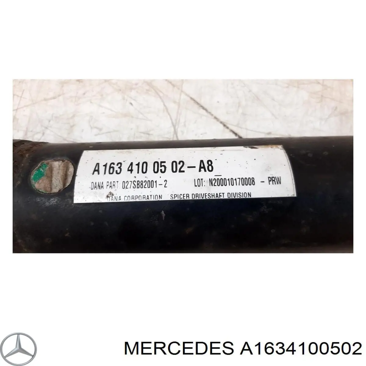 Comprar A1634100502 Mercedes Árbol cardán trasero completo