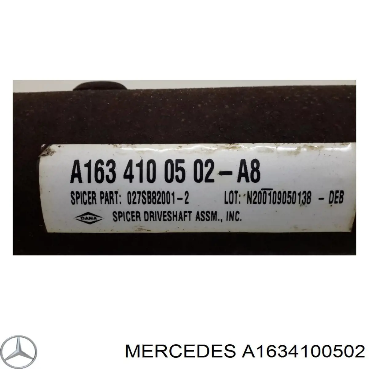 Cardán A1634100502 Mercedes