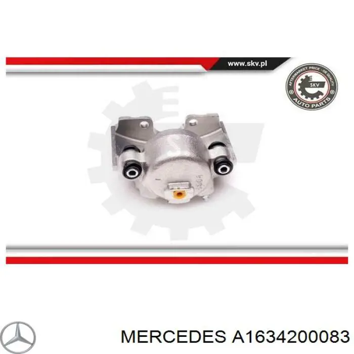 Comprar A1634200083 Mercedes Pinza de freno delantera izquierda