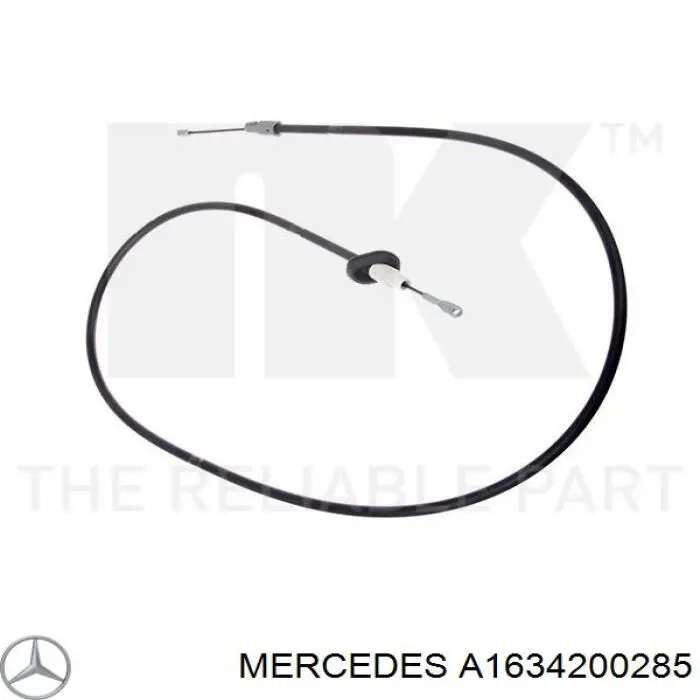 Cable de freno de mano delantero para Mercedes ML/GLE (W163)