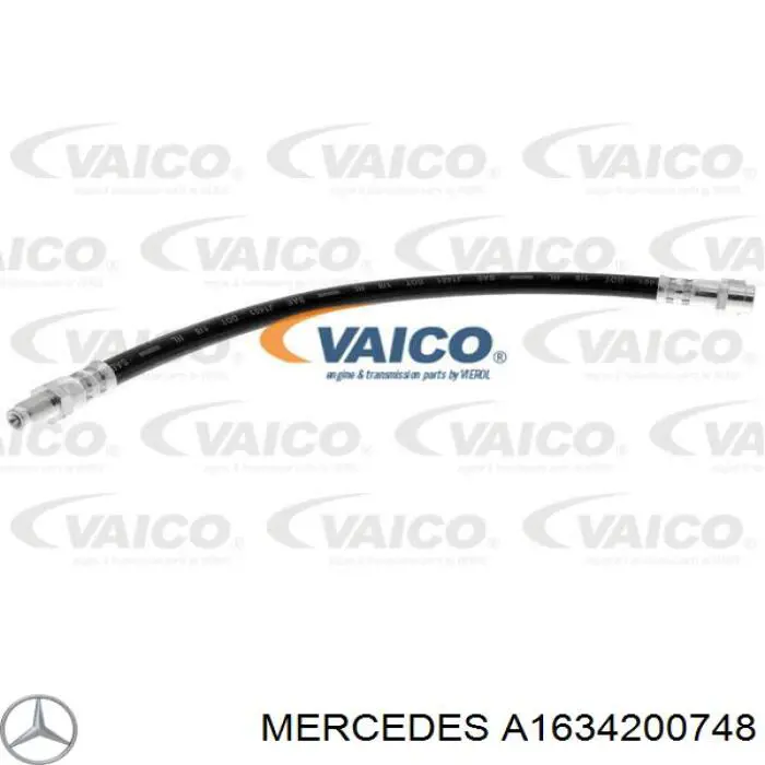 A1634200748 Mercedes tubo flexible de frenos trasero