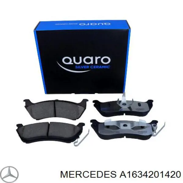 Pastillas traseras de freno Mercedes A1634201420 precio, desde 36,00 EUR