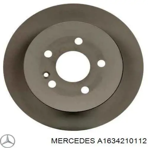A1634210112 Mercedes disco de freno trasero