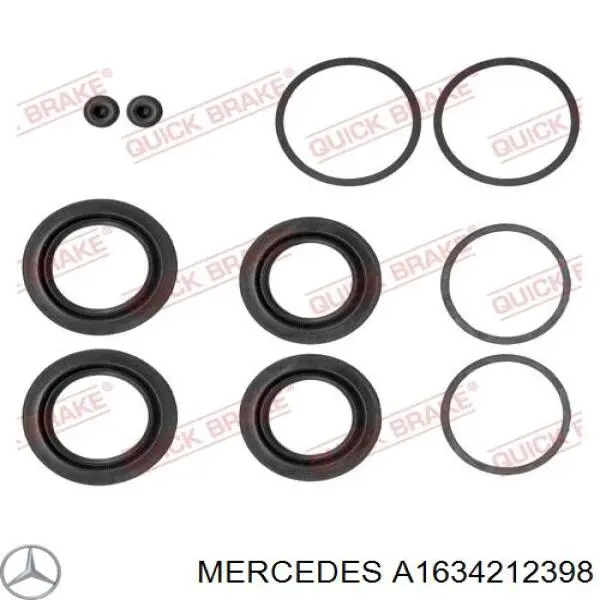 A1634212398 Mercedes pinza de freno delantera izquierda