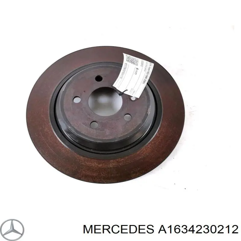 A1634230212 Mercedes disco de freno trasero