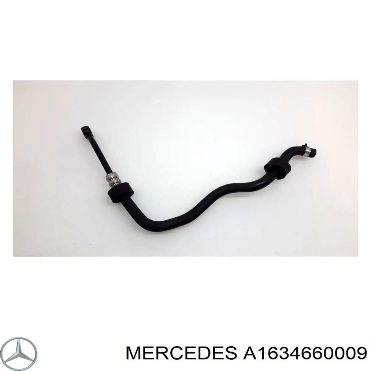 1634660009 Mercedes manguera hidráulica, dirección, de mecanismo dirección a radiador