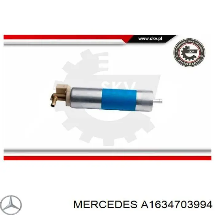 Módulo alimentación de combustible  Mercedes A1634703994 precio, desde 477,71 EUR