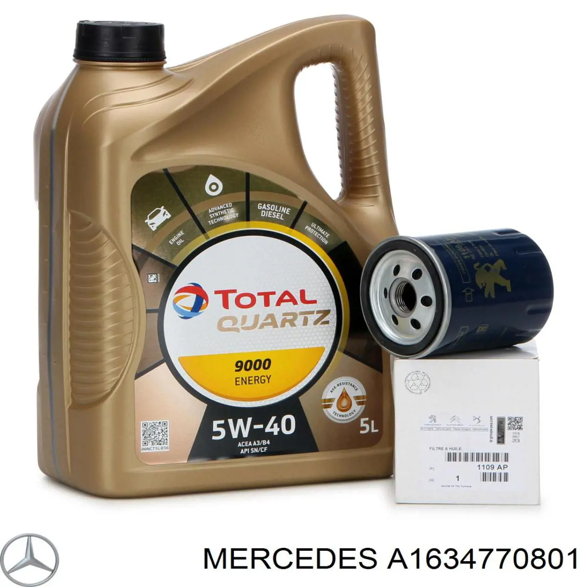 A1634770801 Mercedes filtro combustible