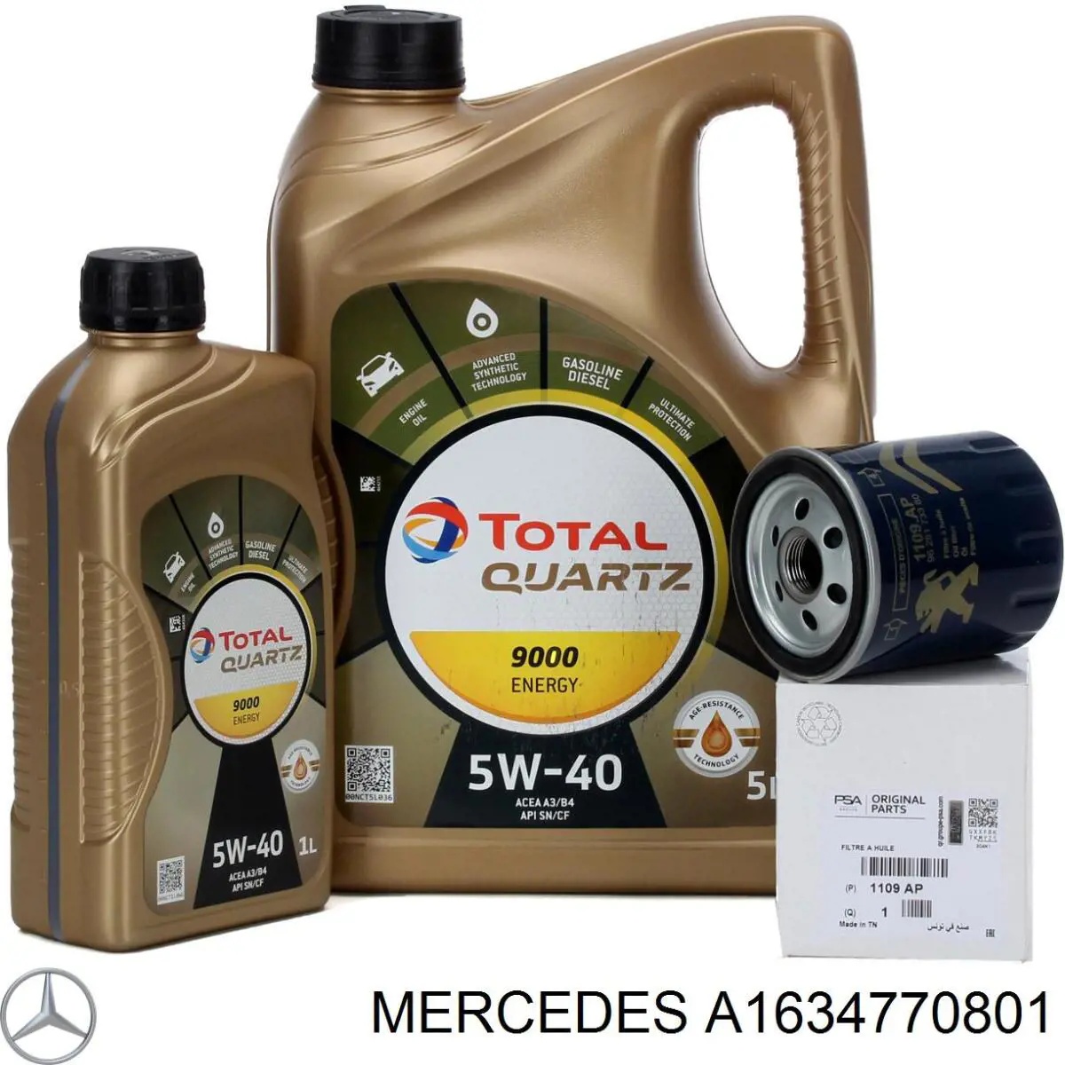 Filtro combustible Mercedes A1634770801 precio, desde 57,34 EUR
