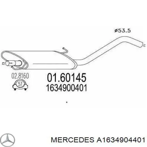 A1634904401 Mercedes