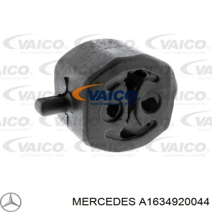 A1634920044 Mercedes soporte, silenciador