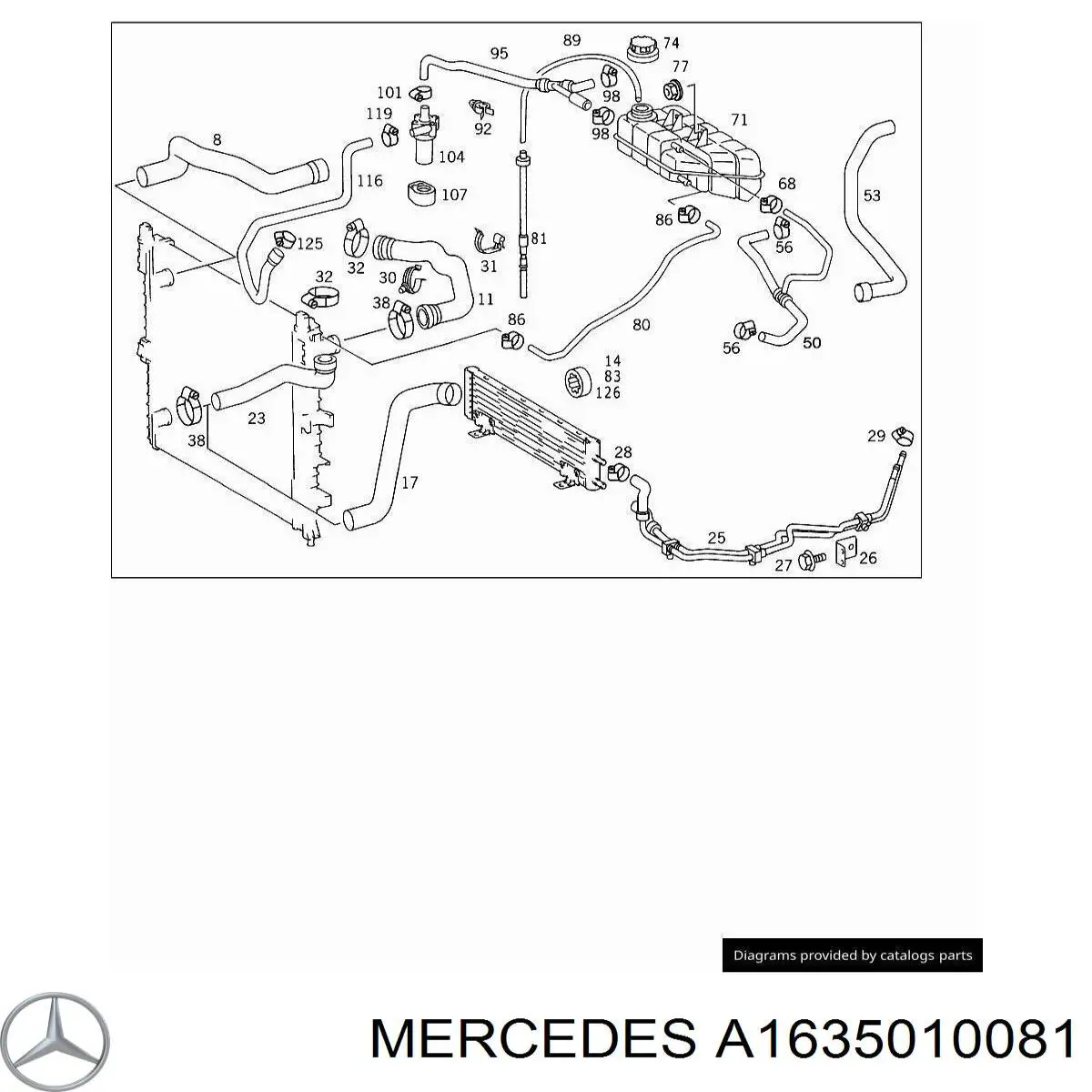  Mercedes A1635010081 precio, desde 29,46 EUR