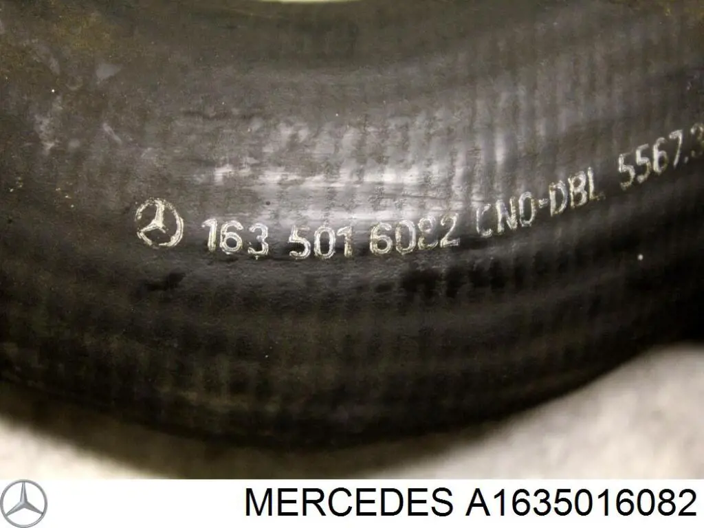 A1635016082 Mercedes tubo flexible de aire de sobrealimentación derecho