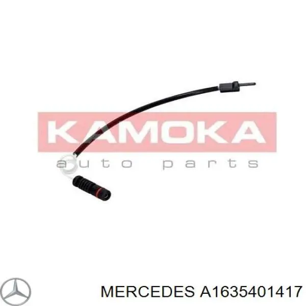 A1635401417 Mercedes contacto de aviso, desgaste de los frenos, trasero