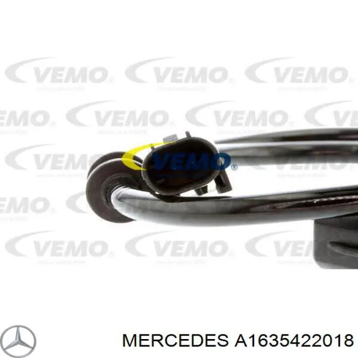 A1635422018 Mercedes sensor abs trasero izquierdo