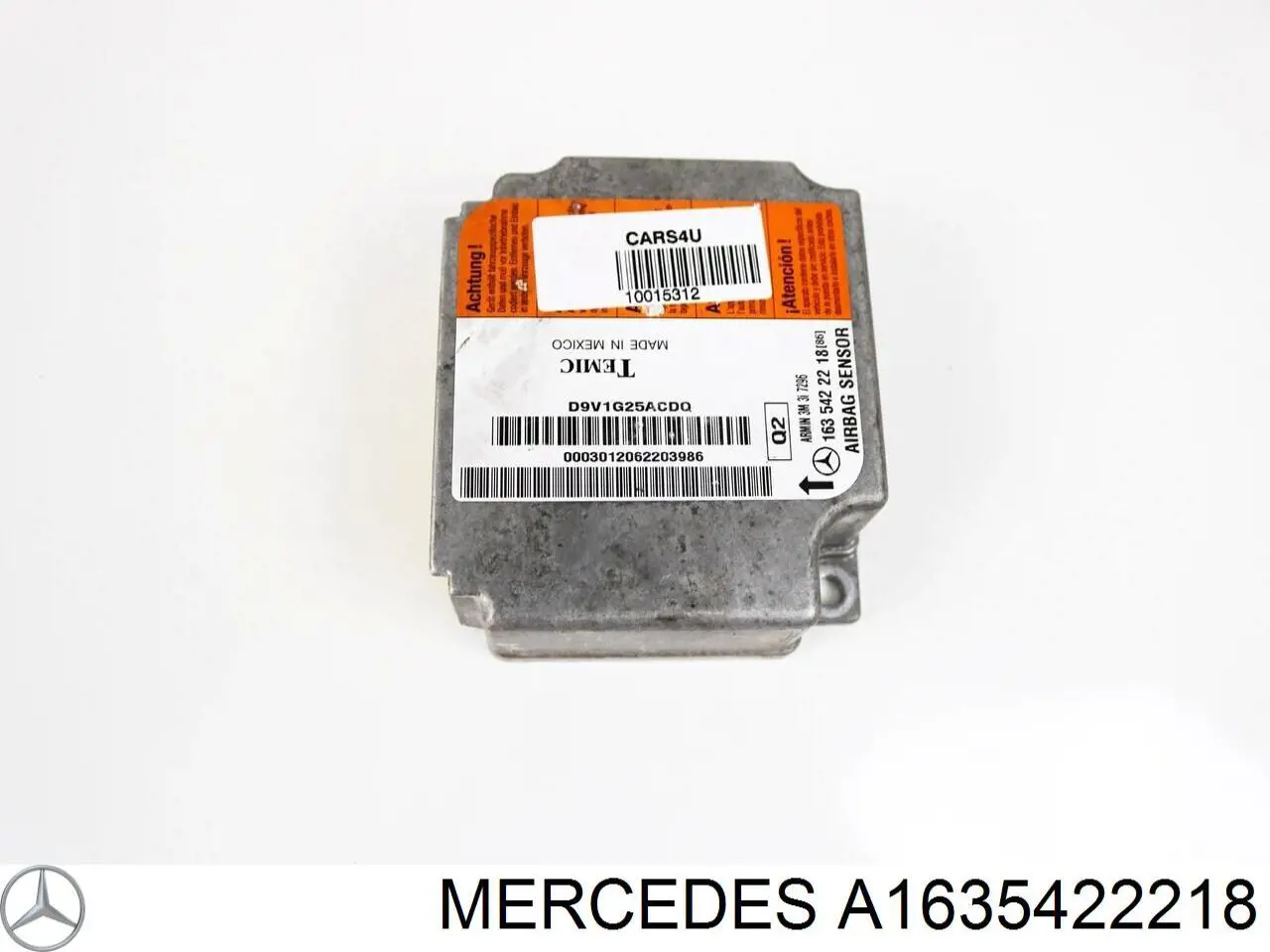 A1635422218 Mercedes Módulo de control de airbag