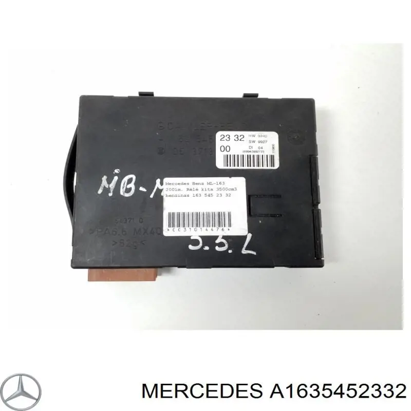  Mercedes A1635452332 precio, desde 76,96 EUR