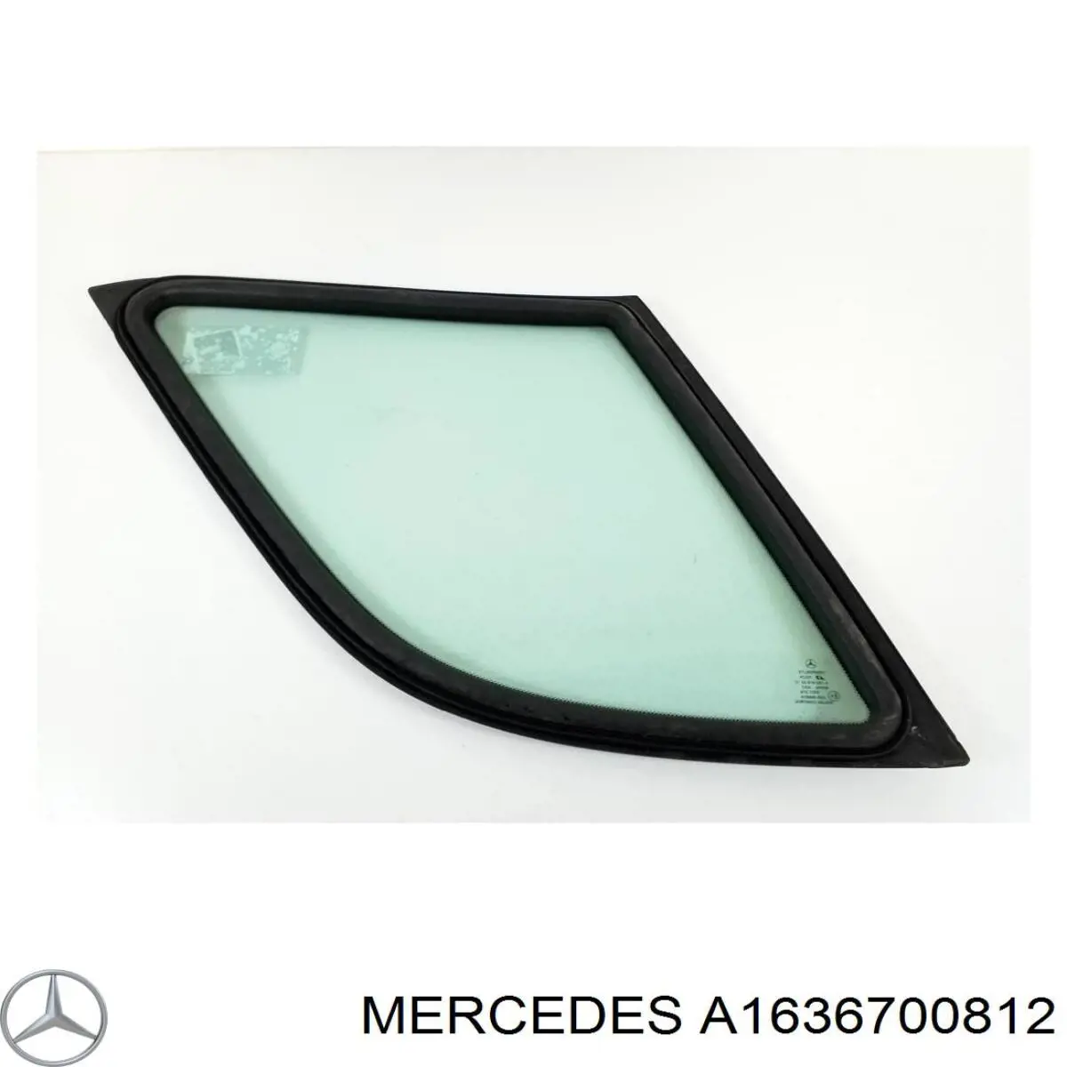 Ventanilla costado superior derecha (lado maletero) para Mercedes ML/GLE (W163)