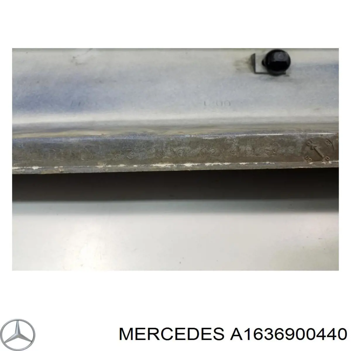 Moldura de umbral exterior derecha para Mercedes ML/GLE (W163)