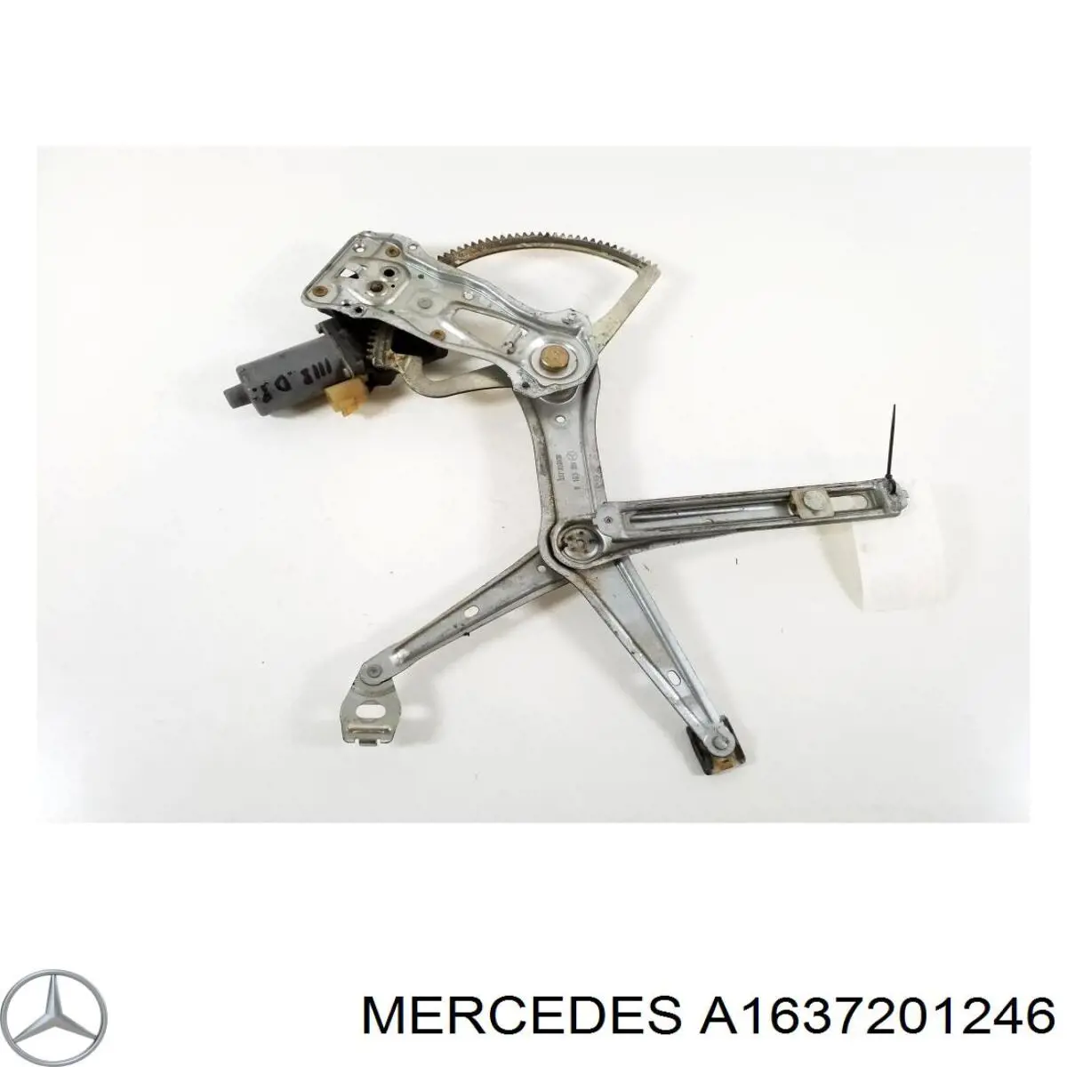 A1637201246 Mercedes mecanismo de elevalunas, puerta delantera derecha