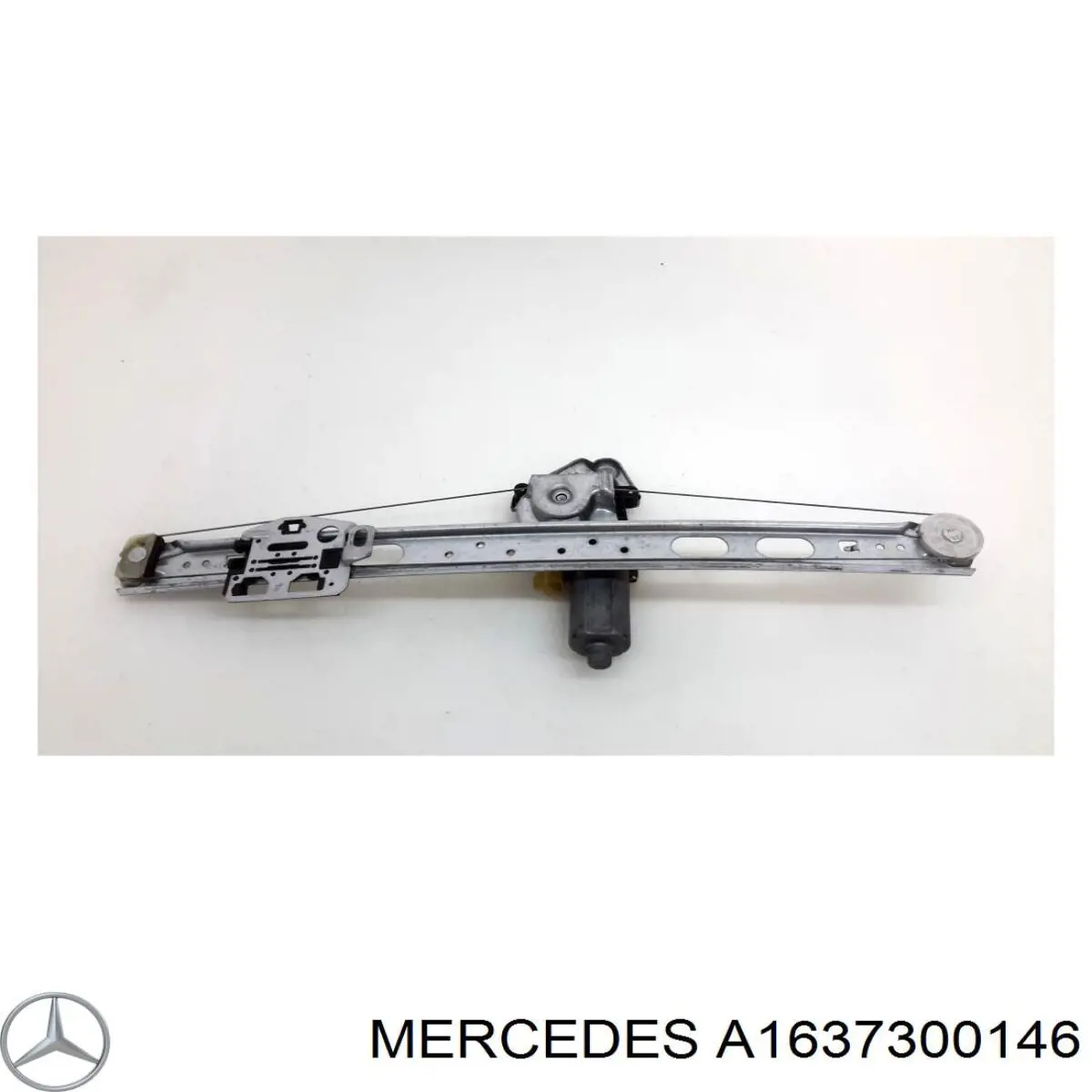 1637300146 Mercedes mecanismo de elevalunas, puerta trasera izquierda