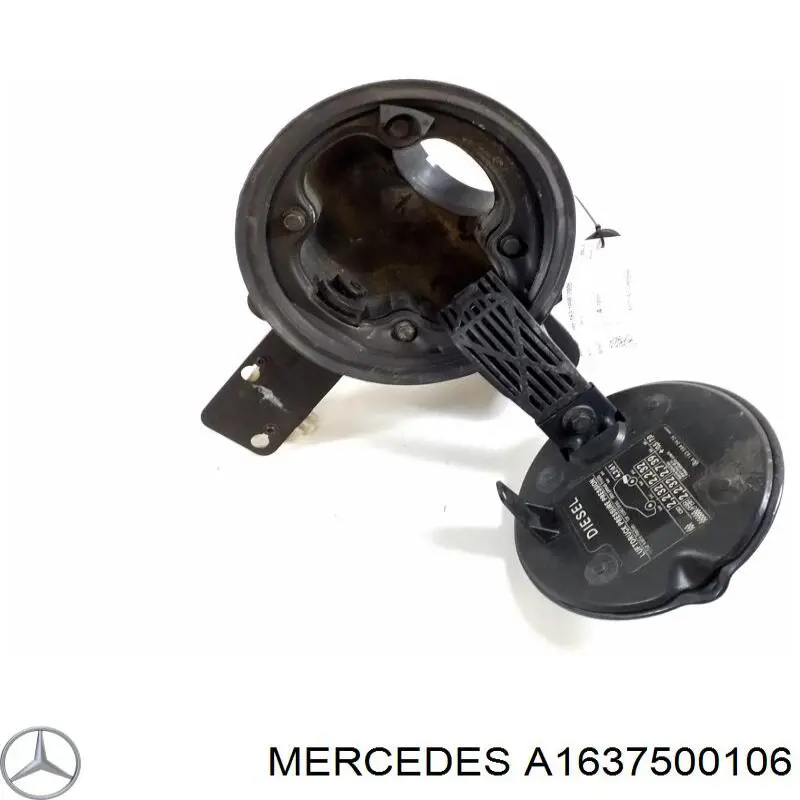 A1637500106 Mercedes tapa de la gasolina (depósito de combustible)