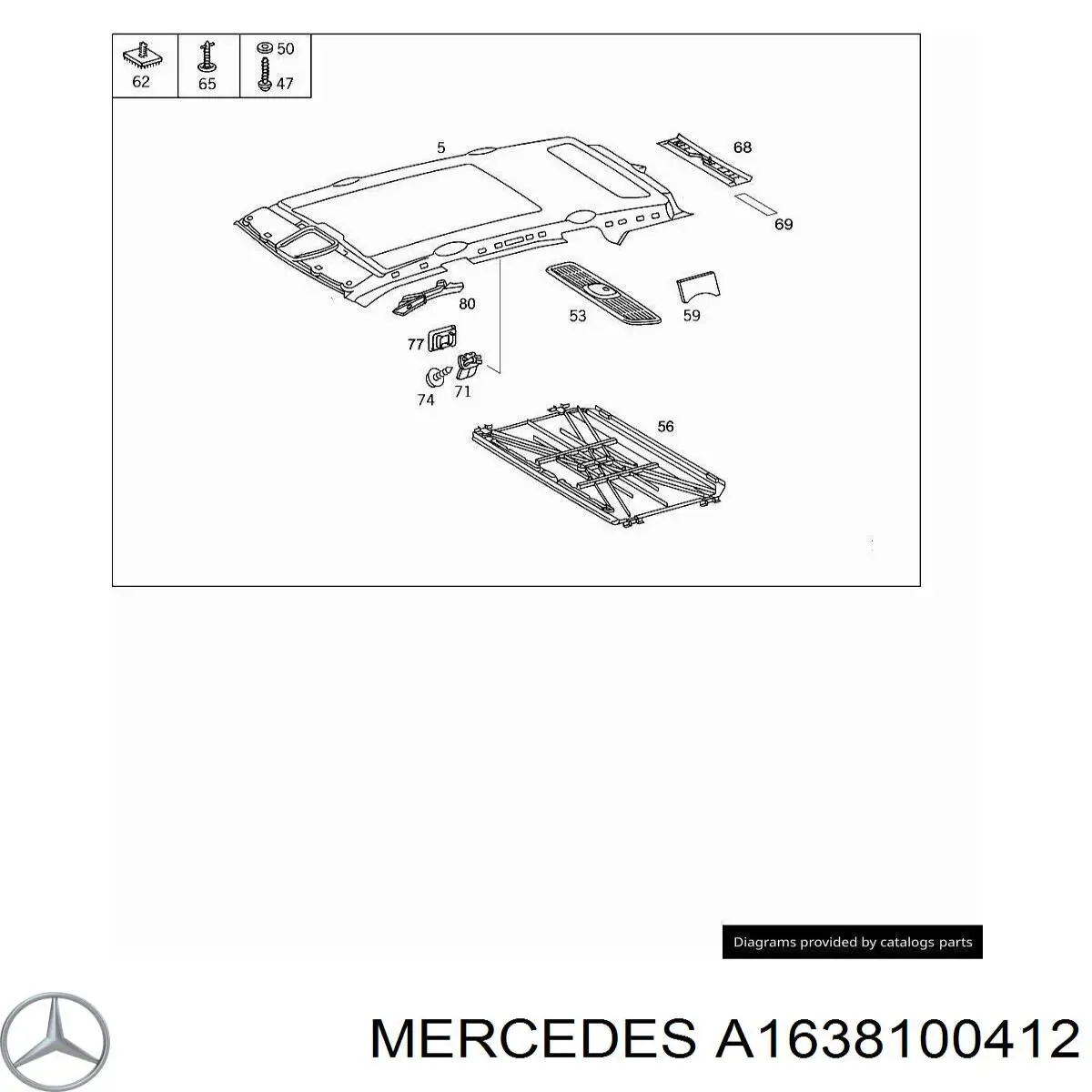 A1638100412 Mercedes 