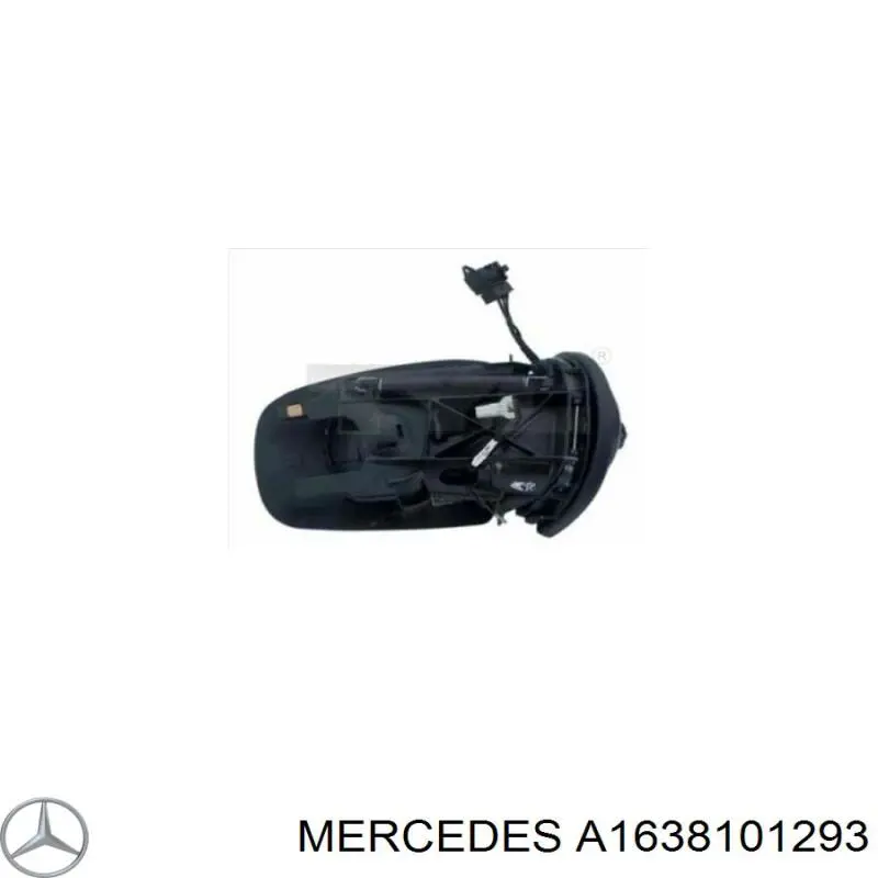 1638101293 Mercedes espejo retrovisor derecho