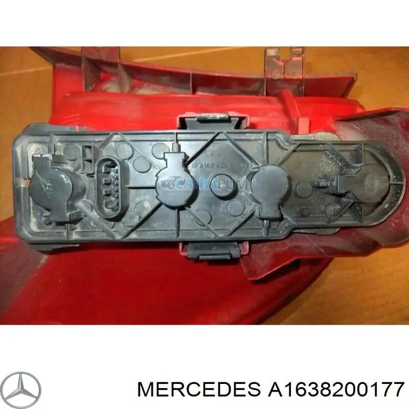 Pestaña del faro izquierdo Mercedes A1638200177 precio, desde 42,35 EUR