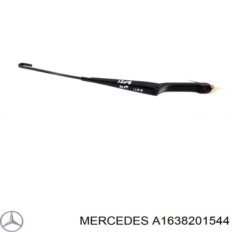 A1638201544 Mercedes brazo del limpiaparabrisas