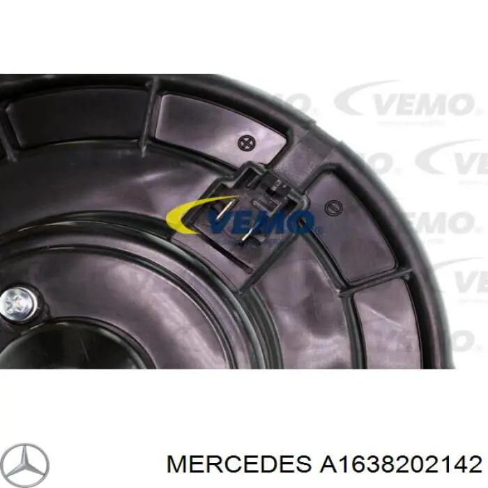 1638202142 Mercedes motor eléctrico, ventilador habitáculo